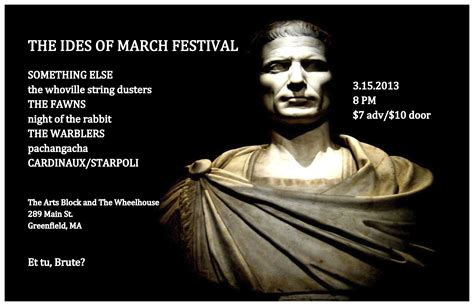 Ides of March Festival | Band posters, The ides of march, Art block