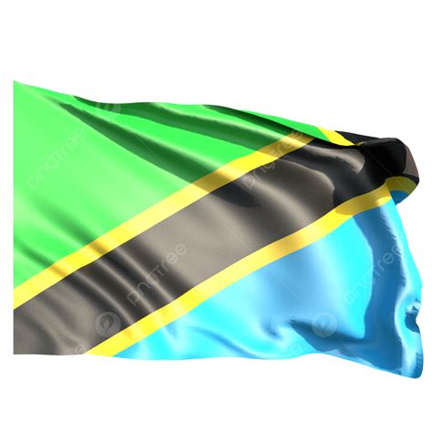 Tanzania Flag Waving, Tanzania Flag Waving Transparent, Tanzania Flag ...