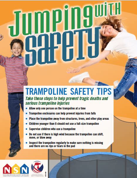 Trampoline Safety Tips Poster | CPSC.gov