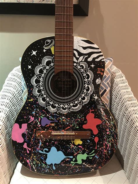 Acoustic Guitar Paint Designs