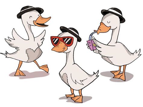 Draw a goose in several attitudes | Freelancer