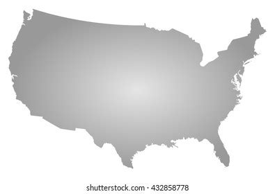 Usa Map Blue Stock Vector (Royalty Free) 198136379 | Shutterstock