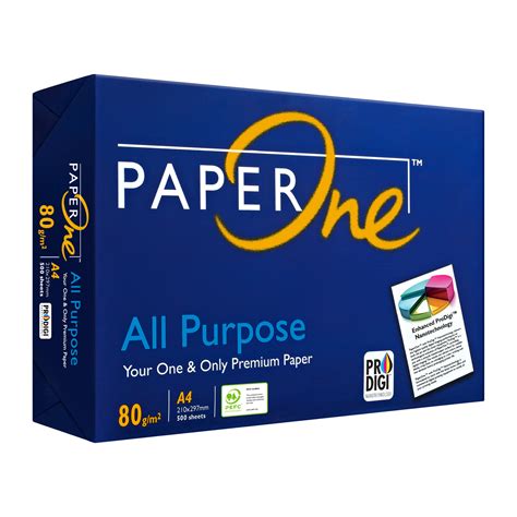 Paper One A4 Paper 80gsm – L & L Sationery