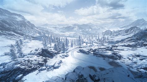 Battlefield 3 - Alborz Mountains Fantasy Landscape, Landscape Art, Icewind Dale, Props Art ...