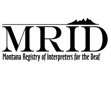 Montana Registry of Interpreters for the Deaf (MRID)