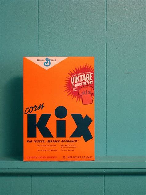 Vintage kix cereal box – Artofit