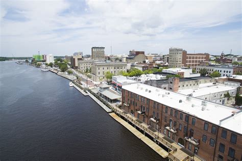 Wilmington, NC Downtown riverwalk Aerial | Aerial photography, Aerial, River walk