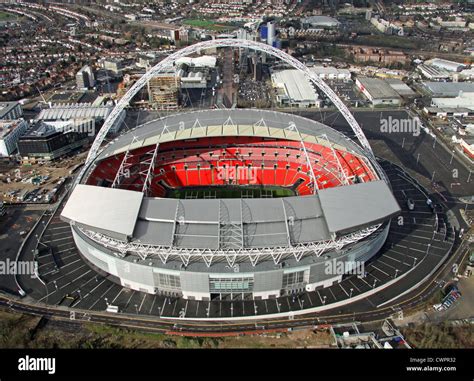 aerial view of Wembley Stadium, London Stock Photo - Alamy