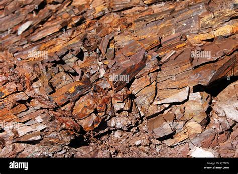 red chert rocks on a hill in the Marin Headlands in the Bay Area Stock Photo: 166484597 - Alamy