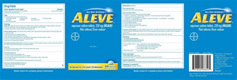 Bayer Aleve (tablet) Unifirst First Aid Corporation