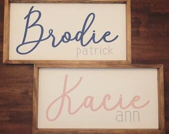 Kids personalized name signs | Etsy