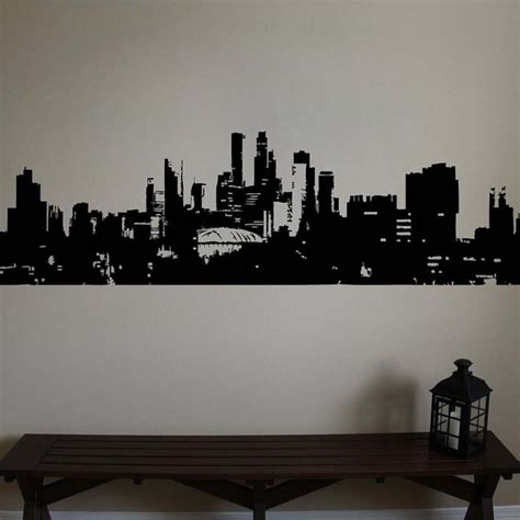 Skyline Wall Decal - Etsy