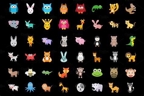 100 Cute Animals Icons #Cute#Icons#Animals | Animal icon, Icon design ...