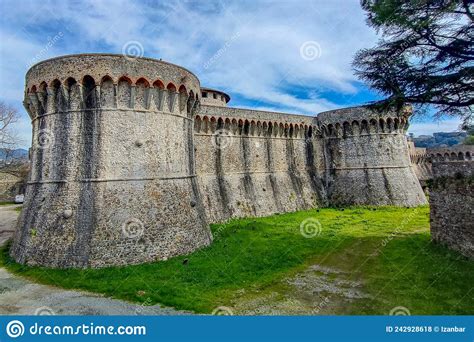 Sarzana Castle Fortress Stone Wall Stock Photo - Image of tourism ...