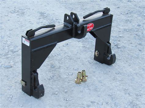 3 Point Quick Hitch with Bushings Fits Cat 2 Tractor Implement Attachment – Skid Steer ...