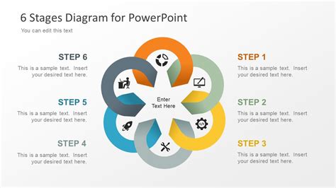 6 Stage Diagram for PowerPoint - SlideModel