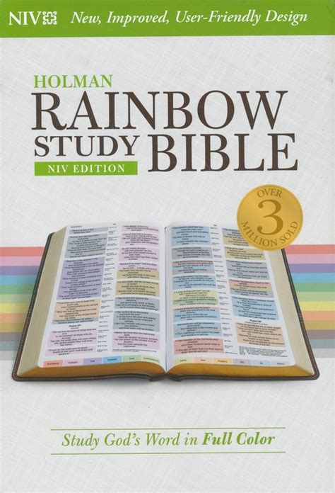 NIV Rainbow Study Bible, Hardcover - Bible : Broadman Holman (Bible) | daywind.com