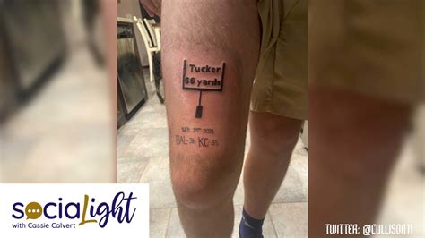 This Ravens Fan Gets A Leg Tattoo for Every Win