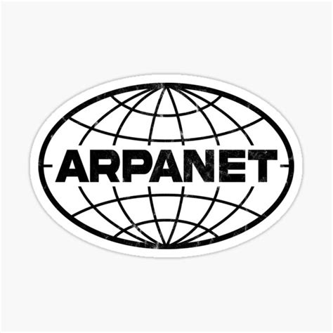 "ARPANET | Packet-Switching Networks | Internet Precursor" Sticker for ...