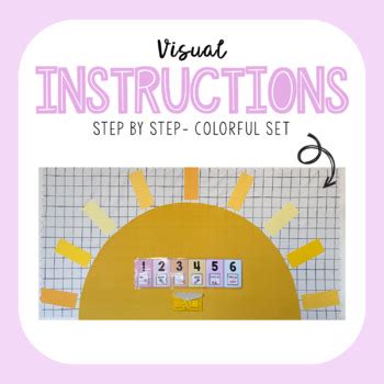 Visual Instructions (Colorful Set) by Oh My Kindergarten | TPT