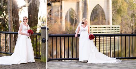 Bridal portraits at the South Carolina State House in Columbia