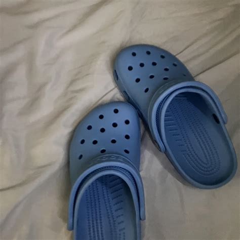 Crocs size 4 in men 6 in women Light blue - Depop