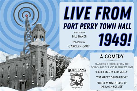 LIVE FROM PORT PERRY TOWN HALL… 1949! – Borelians.ca