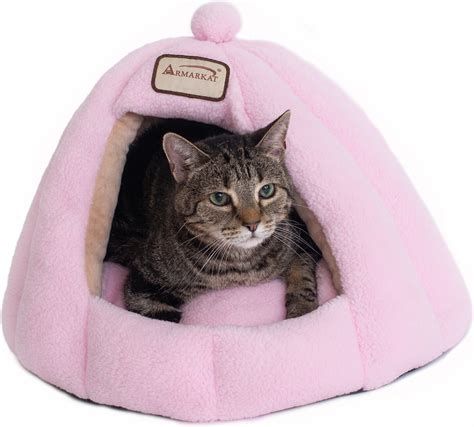 ARMARKAT Soft Pink Cat Bed - Chewy.com