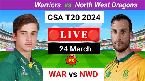 WAR vs NWD Live | CSA T20 Live | NWD vs WAR Live | CSA T20 League Live | Pitch Report - YouTube