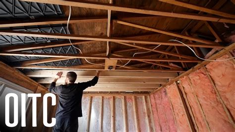 Reinforcing The Ceiling For Drywall Home Renovation You