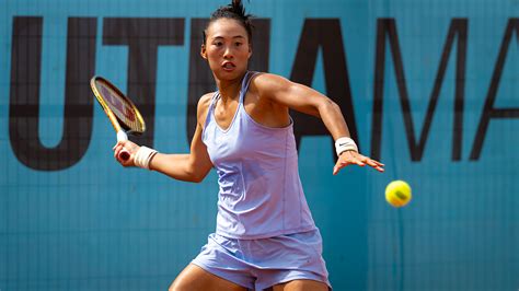 China's Zheng Qinwen into last 32 of WTA Madrid Open - CGTN