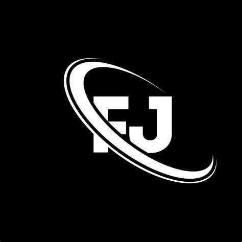 FJ logo. F J design. White FJ letter. FJ letter logo design. Initial ...