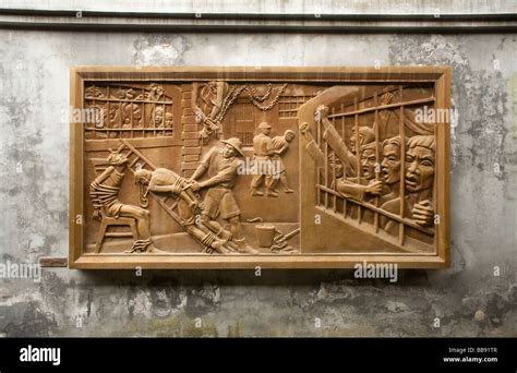 Plaque showing torture at Hoa Lo Prison or "Hanoi Hilton" where US ...