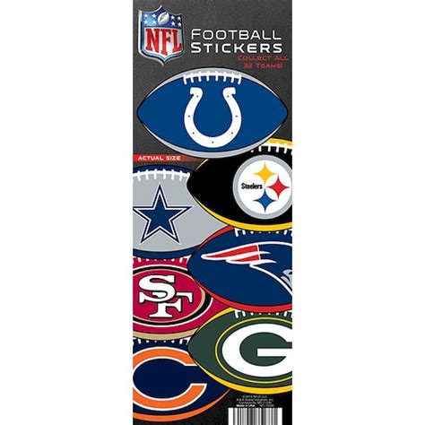 40-NFLLS - NFL Football Logo Stickers in Folders (300 ct ...