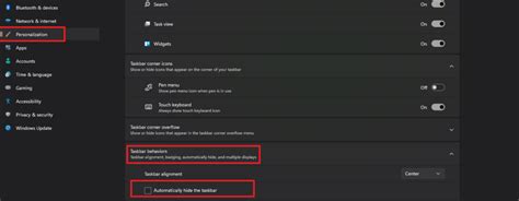 Windows 11 How To Hide Taskbar Options Unhide HTMD Blog