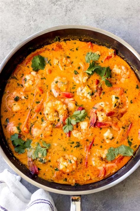 Thai Curry Shrimp (only 20 min!) - Little Broken