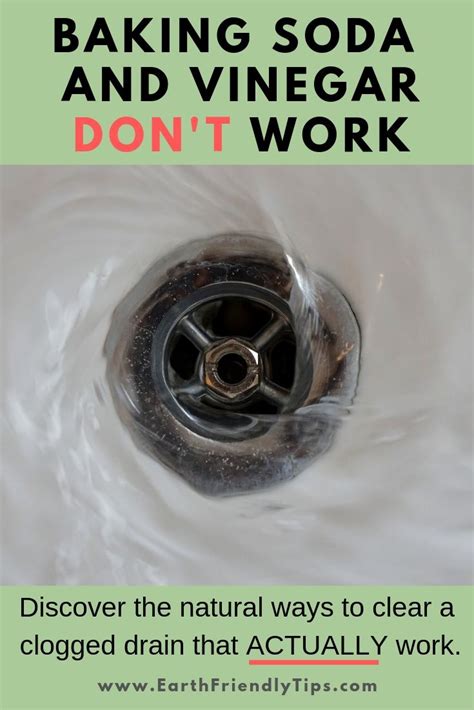 Natural Ways to Clear a Clogged Drain - Earth Friendly Tips | Smelly bathroom drain, Clogged ...