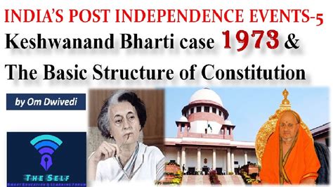 Kesavananda Bharati case 1973 & The Basic structure of Constitution ||PART6|| - YouTube