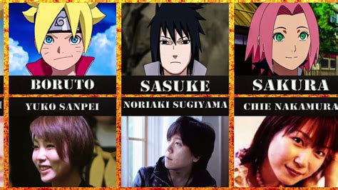 Voice Actors of Naruto/Boruto Characters - [Does Naruto have female ...