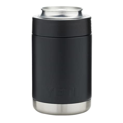 YETI Rambler Colster Stainless Steel Black Bottle/Can Holder in the Drinkware Accessories ...