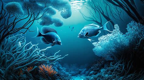 Underwater Animal World Powerpoint Background For Free Download - Slidesdocs