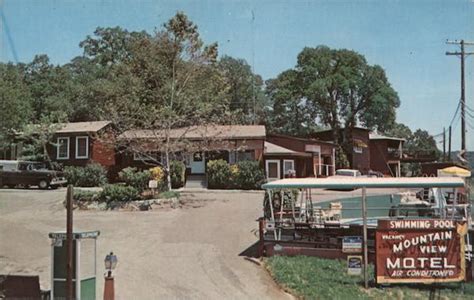 Mountain View Motel Sonora, CA Postcard