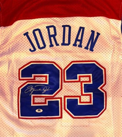 Michael Jordan signed Washington Bullets jersey :: Australian ...