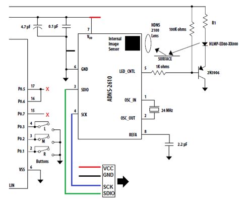 Mouse Electric Circuit Diagram