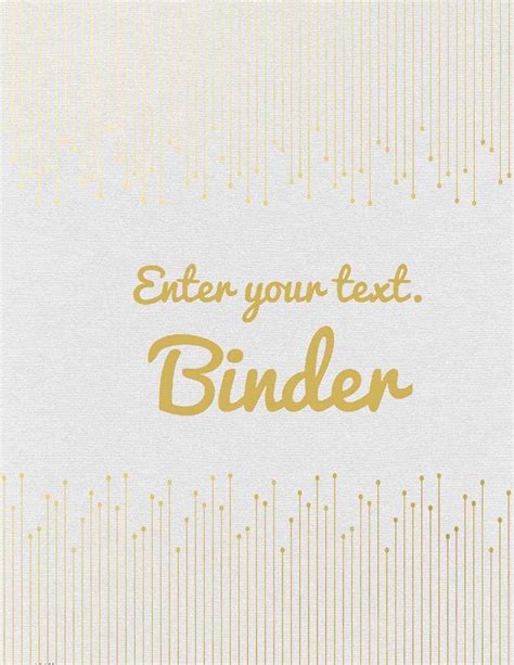 Free Stunning Binder Cover Templates | Customize Online & Print at Home