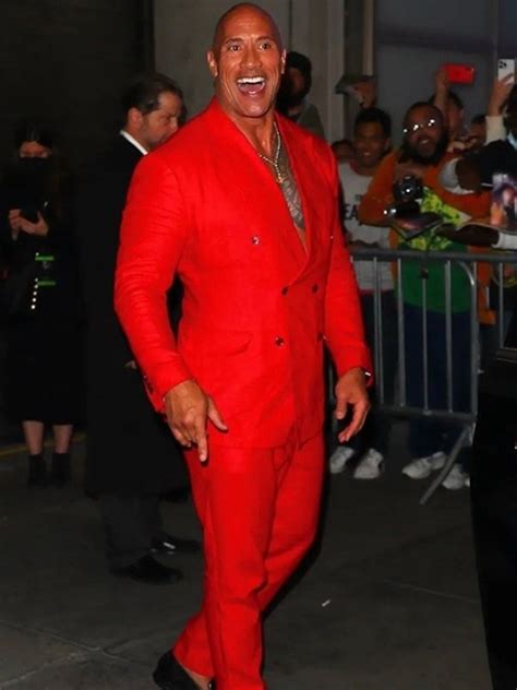 Dwayne Johnson Black Adam Red Suit - Jacket Hub