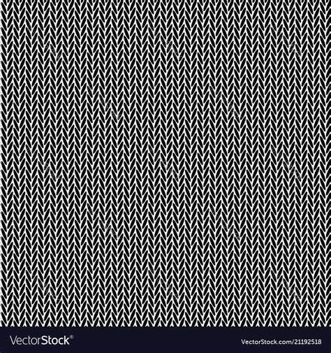 Knitting texture wool black white seamless pattern