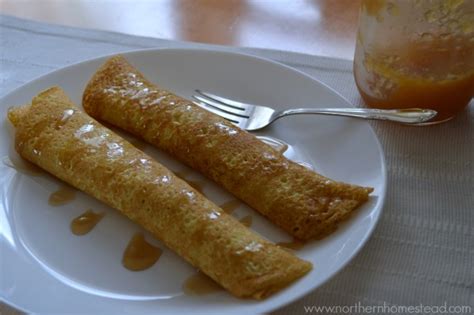 Crepe - Thin Pancake Recipe - Northern Homestead