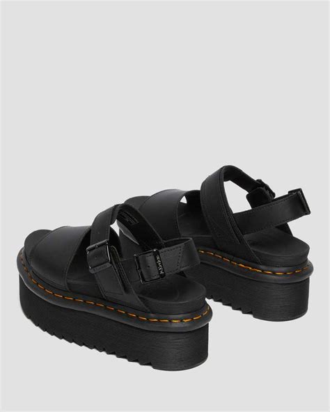 Voss Women's Leather Strap Platform Sandals | Dr. Martens