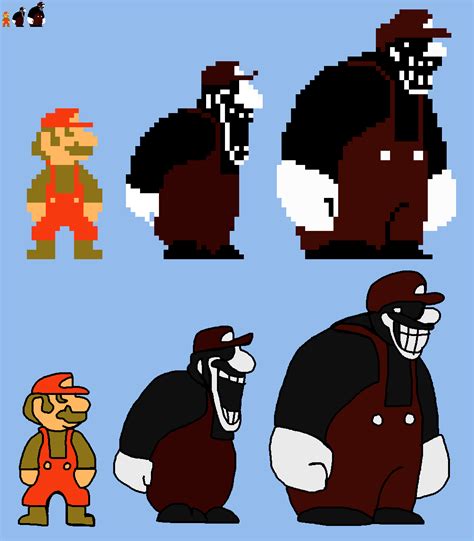 Retraced MX Mario 85 PC Port Sprite Comparison by Abbysek on DeviantArt